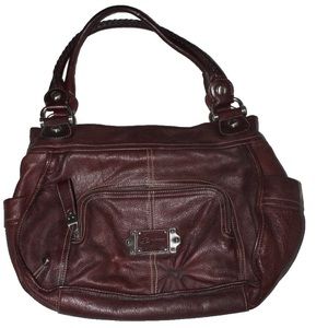 B. Makowsky Large Leather Bag